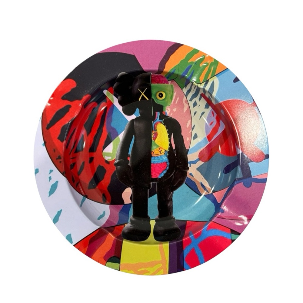 Colorful Art-Inspired Decorative Plate